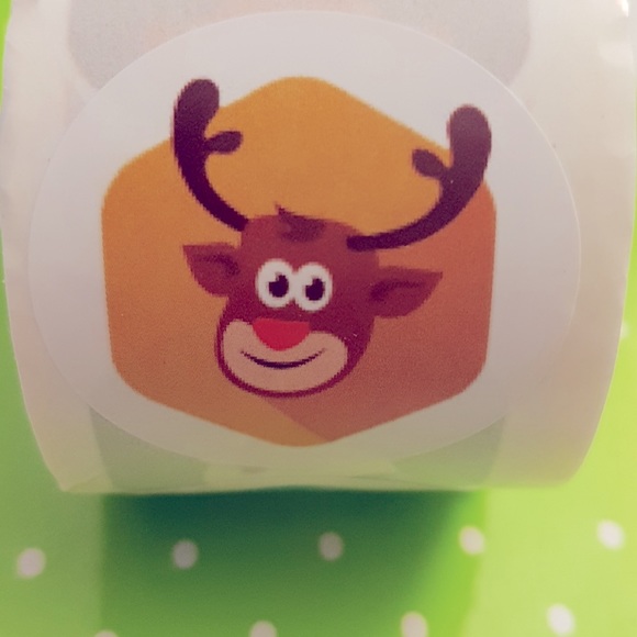 🎅🏼200 Holiday Stickers 5 Designs 1.5" inch - Picture 5 of 8